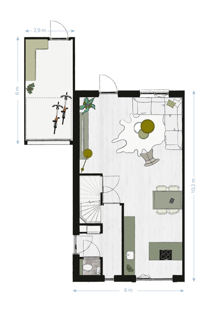 Erf aan de Weide fase 3, Halfvrijstaande woningen, bouwnummer: 5, Arnhem