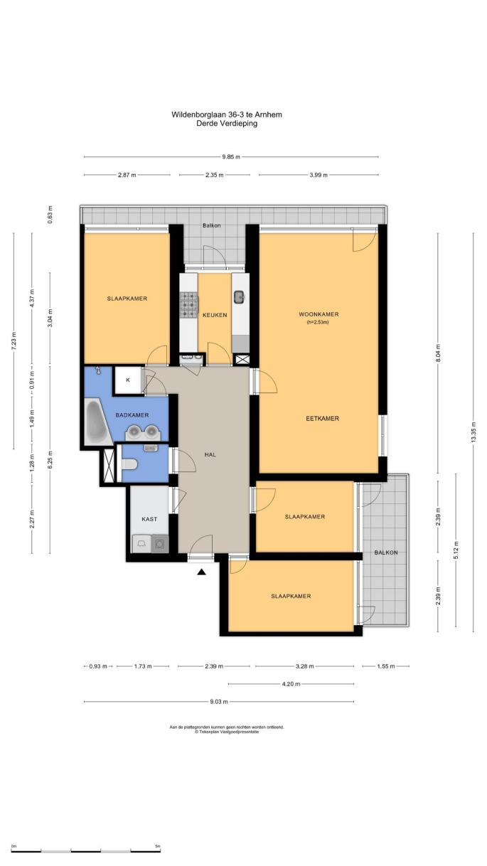 Wildenborglaan 36 3, 6825 GD, Arnhem