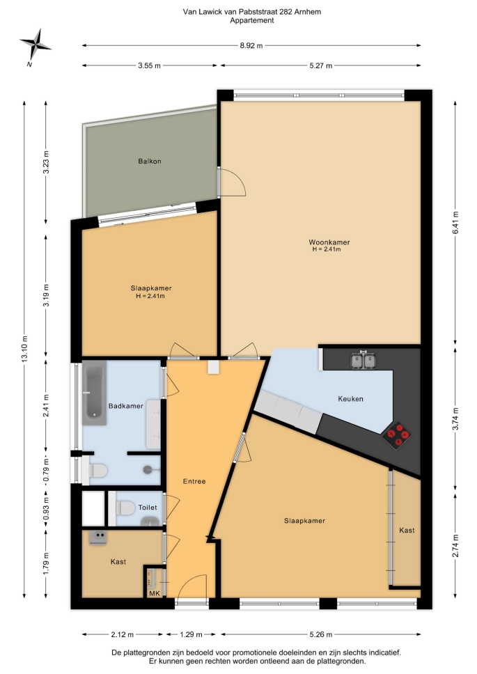 Van Lawick van Pabststraat 282, 6814 HD, Arnhem